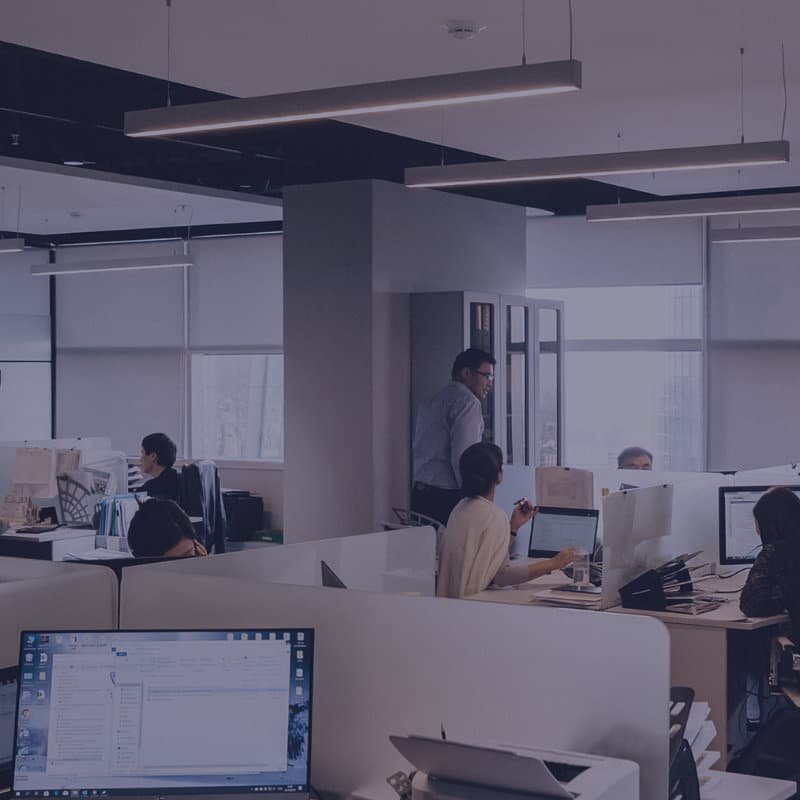 people in an office